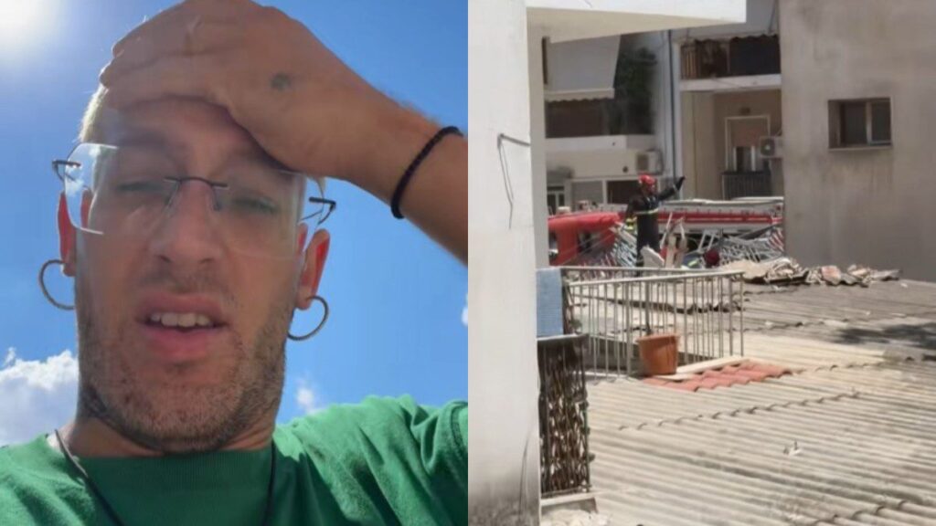 Τάσος Ξιαρχό: Βίντεο – σοκ από τη σχολή χορού του μετά την κατάρρευση της πολυκατοικίας στα Πετράλωνα