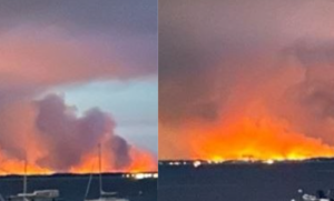 ΣΥΝΑΓΕΡΜΟΣ ΤΩΡΑ ΓΙΑ ΜΕΓΑΛΗ ΦΩΤΙΑ: ΕΚΤΑΚΤΗ ΕΚΚΕΝΩΣΗ – ΑΝΘΡΩΠΟΙ ΑΠΟΜΑΚΡΥΝΟΝΤΑΙ ΜΕ ΒΑΡΚΕΣ