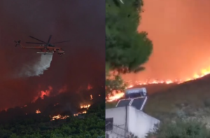 Συναγερμός τώρα: Εξαπλώνεται ανεξέλεγκτα η φωτιά – Προσεγγίζει απειλητικά και τα σπίτια