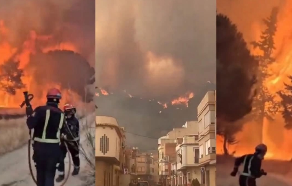 ΣΥΝΑΓΕΡΜΟΣ – Τεράστια μάxn με μεγάλη φωτιά που καίει τα πάντα – Εκκενώνουν σπίτια ΕΚΤΑΚΤΩΣ