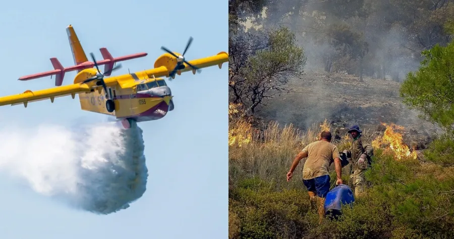 Δυστυχώς, νέα μεγάλη φωτιά τώρα στη χώρα μας – Επιχειρούν 4 εναέρια μέσα, δύσκολη μάχη