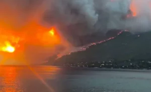 Φωτιά στη Βοιωτία: Πύρινος εφιάλτης στο Πόρτο Γερμενό – Μάχη να μην περάσουν οι φλόγες στην Αττική