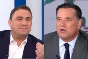 Χαμός στο ACTION24: Άγpιος καβγάς Άδωνι Γεωργιάδη – Κώστα Τσουκαλά, ξέφυγαν – «Ξέχασατε τους κουμ…»