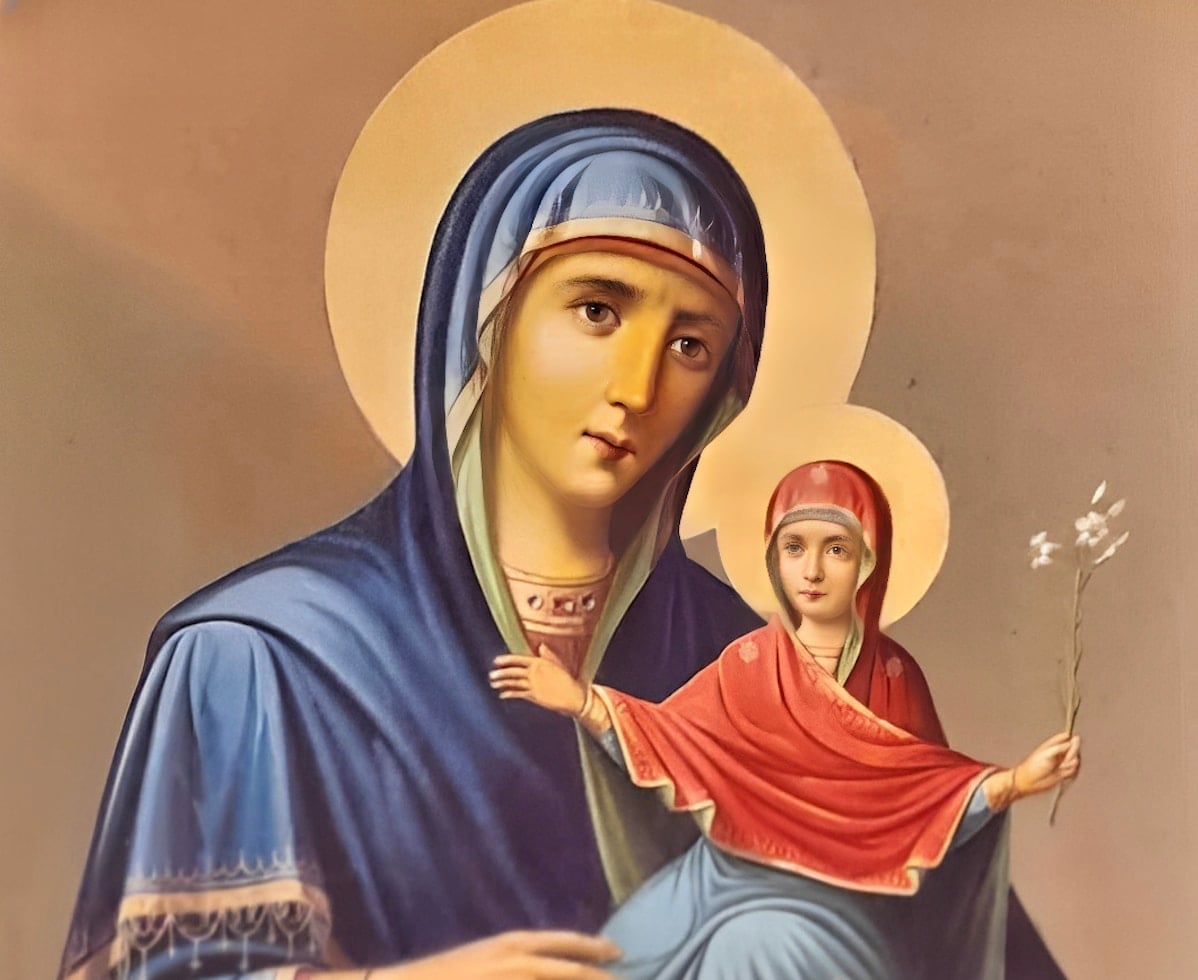 Μην κλαις. Έχω την Αγία Άννα μαζί μου