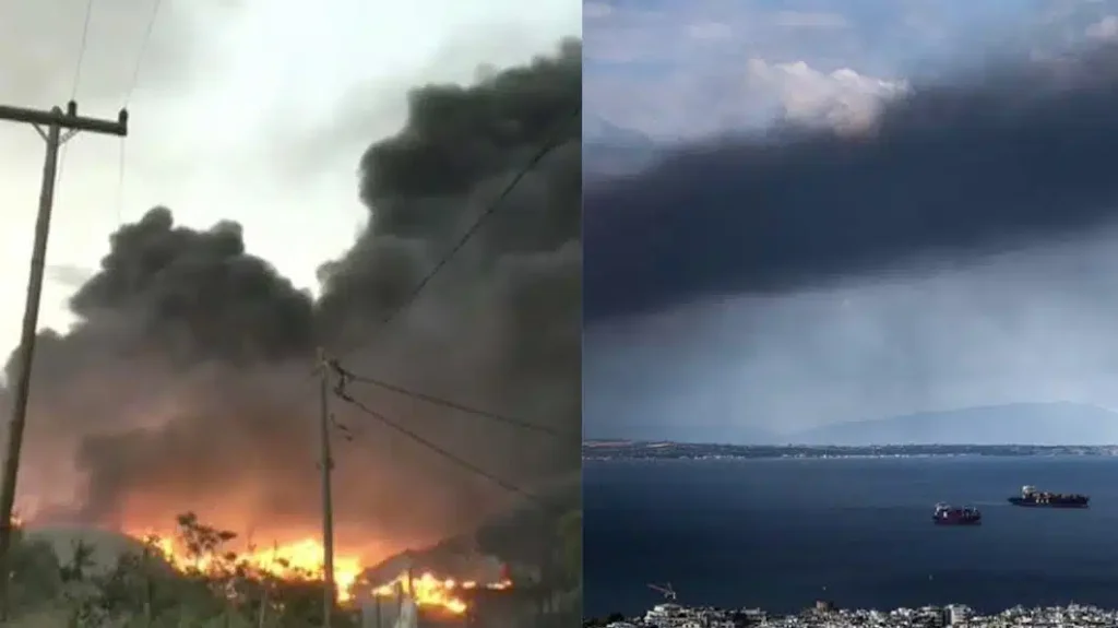 Στην Αττική το τοξικό νέφος από τη φωτιά στο Ωραιόκαστρο – Τι πρέπει να κάνετε με τα κλιματιστικά