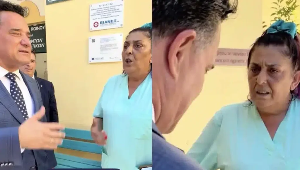 Χαμός με νοσηλεύτρια! Ο Άδωνις της έκανε παρατήρηση γιατί κάπνιζε και εκείνη του έδωσε την πιο αποστομωτική απάντηση