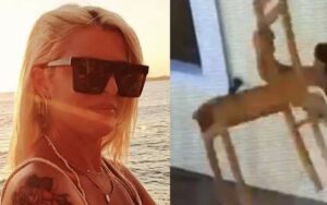 Βίντεο ντοκουμέντο από τη Σύρο: Η 41χρονη εισβάλλει μεταμφιεσμένη στο σπίτι του ζευγαριού, την καταδιώκει ο άνδρας και της πετάει καρέκλα