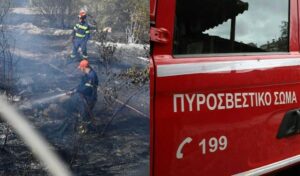 Νεκρός πυροσβέστης που επιχειρούσε στη φωτιά στο