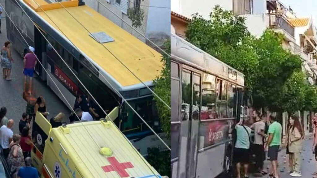 ΕΚΤΑΚΤΟ - Οδηγός λεωφορείου υπέστη ανακοπή καθώς οδηγούσε, έχασε τον έλεγχο και έριξε το όχημα πάνω σε άλλα ΙΧ