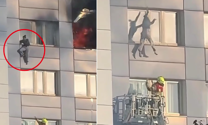 Έπεσε από τον 11ο όροφο για να σωθεί από τη φωτιά