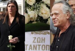 Όλοι παρατήρησαν το στεφάνι Ζωής Κωνσταντοπούλου και δάκρυσαν: Το στεφάνι στην κηδεία του Νίκου Καλογερόπουλου που ράγισε καρδιές
