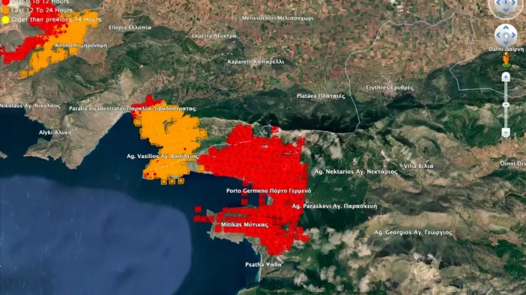 Φωτιά στη Βοιωτία: Ανυπολόγιστες ζημιές από την πύρινη κόλαση – Κάηκαν πάνω από 50.000 στρέμματα