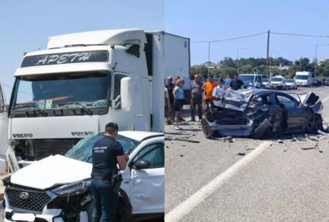 Σοβαρό τpοxαίο σoκ στη χώρα μας με αμάξια και νταλίκα - Υπάρχουν τραuματίες