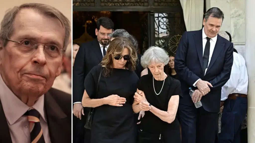 Ράγισαν καρδιές στο τελευταίο «αντίο» στον Στέφανο Μάνο – Ποιοι βρέθηκαν στην κηδεία του