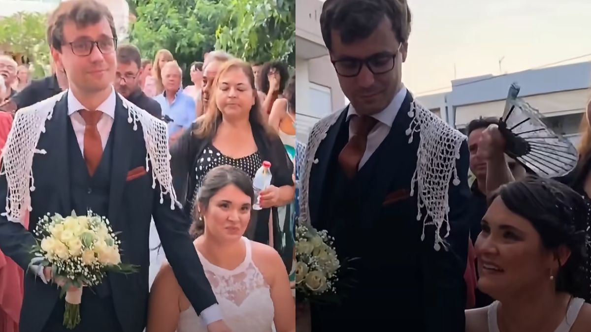 Συγκίνηση στην Κρήτη: Η νύφη έφτασε με το αμαξίδιό της – Η μαντινάδα του ιερέα που «λύγισε» τους καλεσμένους (Video)