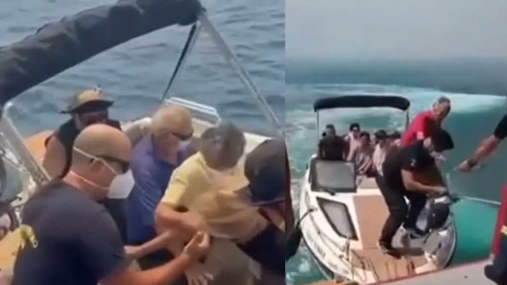 Φωτιά σε Βοιωτία και Αττική: Συγκλονιστικά πλάνα από τις επιχειρήσεις διάσωσης των πολιτών – Σοκάρουν οι φωτογραφίες