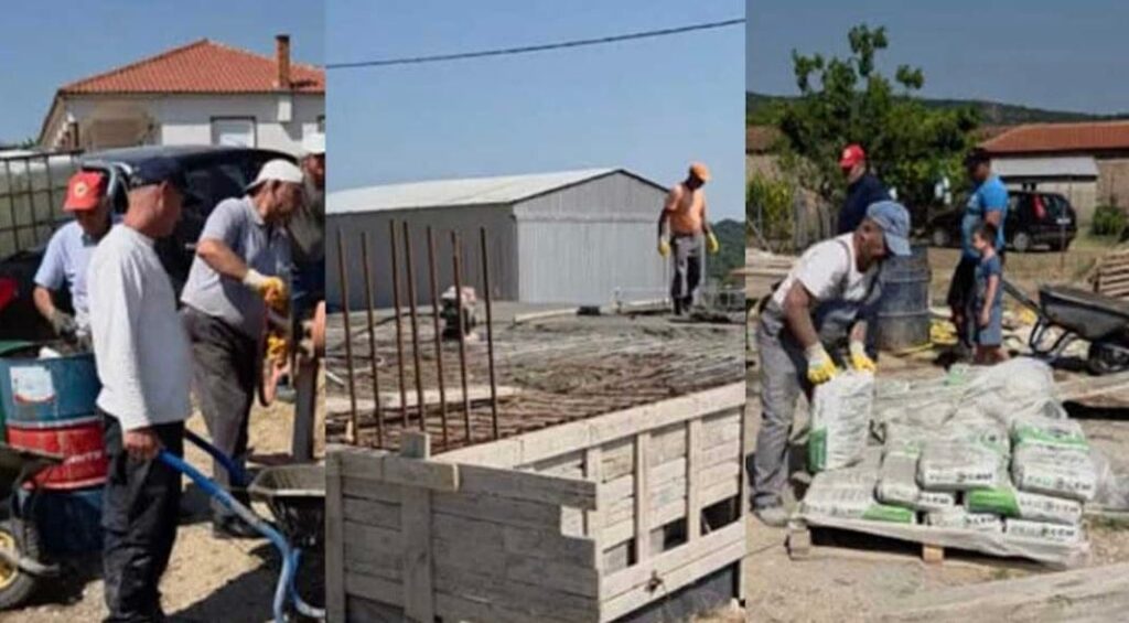 Σουφλί: Ένα ολόκληρο χωριό χτίζει εθελοντικά σπίτι για νέο ζευγάρι
