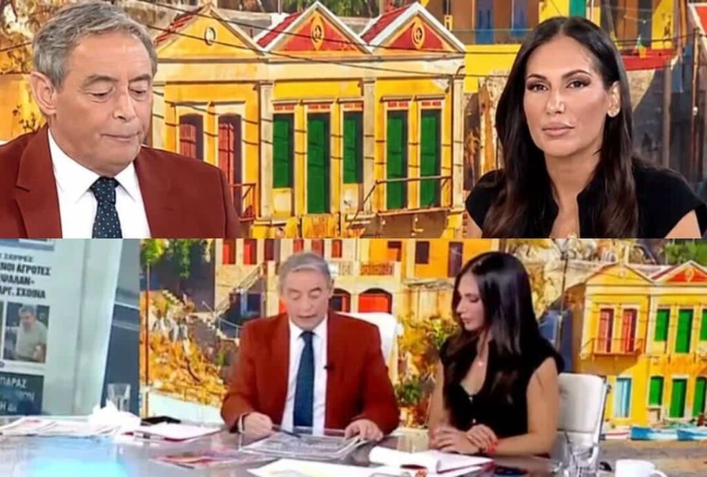 Αμηχανία στον αέρα για την Ανθή Βούλγαρη: Το πρωτοσέλιδο εφημερίδας για την υπόθεση με τον σύζυγό της και η άβολη στιγμή στην εκπομπή
