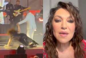 «Δεν έχω σπάσει κάτι και…» Η Καίτη Γαρμπή μίλησε από τα παρασκήνια μετά την πτώση στη συναυλία Ρέμου – Bίvτεο