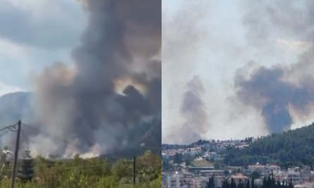 ΣΥΝΑΓΕΡΜΟΣ ΤΩΡΑ: ΜΕΓΑΛΗ ΦΩΤΙΑ ΚΑΙΕΙ ΚΟΝΤΑ ΣΕ ΣΠΙΤΙΑ – 7 ΑΕΡΟΣΚΑΦΗ ΚΑΙ 2 ΕΛΙΚΟΠΤΕΡΑ ΣΤΗ ΜΑΧΗ