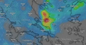 Έκτακτο δελτίο καιρού από την ΕΜΥ για τα επόμενα 24ωρα – Που θα χτυπήσει η ισχυρή κακοκαιρία