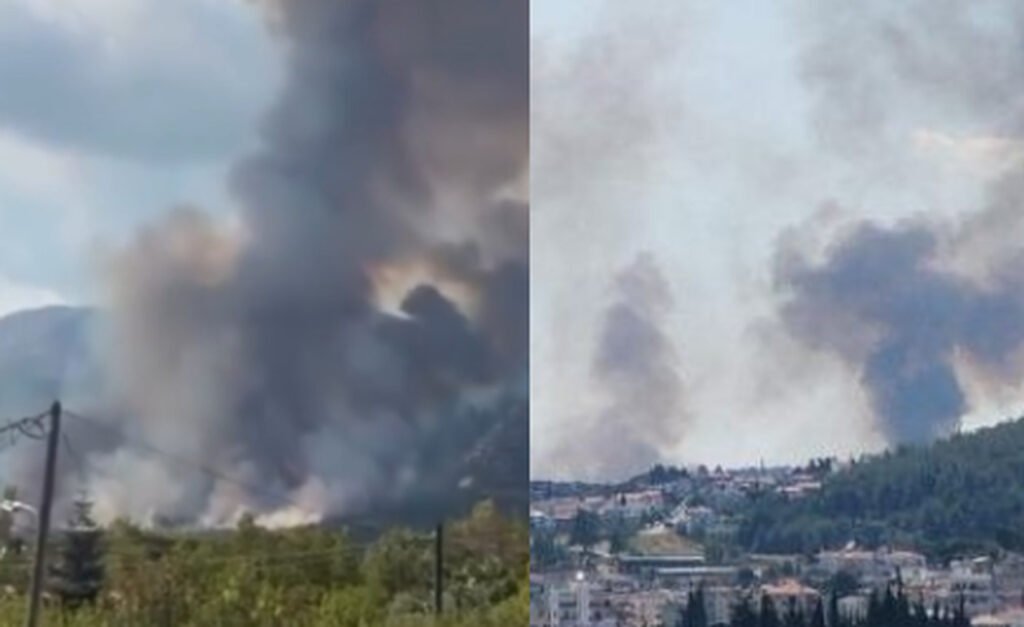 ΣΥΝΑΓΕΡΜΟΣ ΤΩΡΑ: ΜΕΓΑΛΗ ΦΩΤΙΑ ΚΑΙΕΙ ΚΟΝΤΑ ΣΕ ΣΠΙΤΙΑ – 7 ΑΕΡΟΣΚΑΦΗ ΚΑΙ 2 ΕΛΙΚΟΠΤΕΡΑ ΣΤΗ ΜΑΧΗ