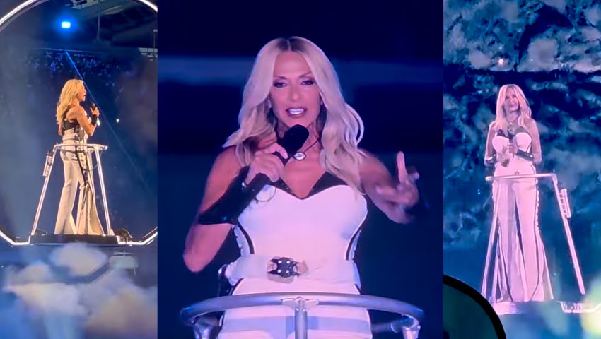 «Καμία φαντασία!»: Ποιας διεθνούς φήμης star αντιγραφή ήταν η έναρξη της Άννας Βίσση στο ΟΑΚΑ (Pics & Vid)