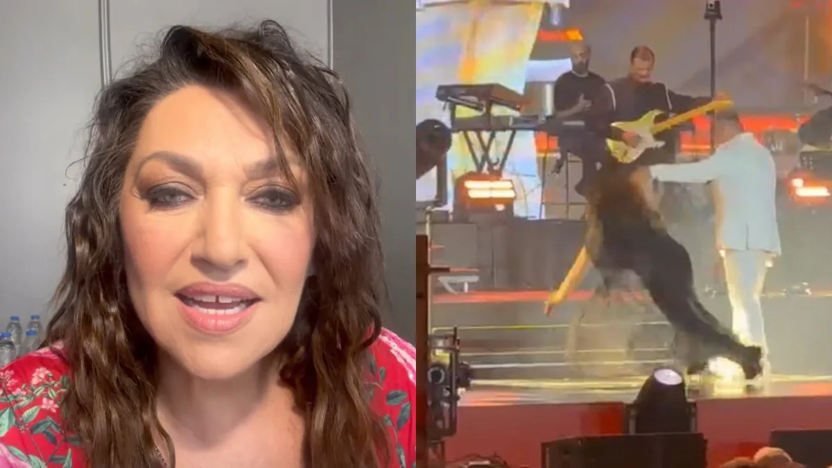 Καίτη Γαρμπή: «Πάγωσαν» όλοι με την τούμπα της στη συναυλία του Ρέμου – Τι είπε στο βίντεο που ανέβασε 5 λεπτά μετά