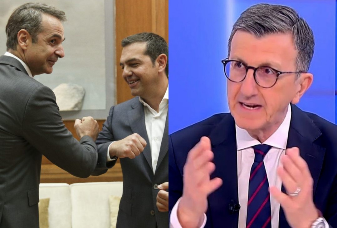«Βόμβα» από Άρη Πορτοσάλτε στον ΣΚΑΪ: «Έτοιμη συνεργασία Τσίπρα – Μητσοτάκη;»