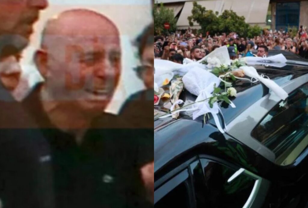 Μαζωνάκης: Σπάραξε ο πατέρας του πάνω από το φέρετρό του – Τραγική φιγούρα οι αδεpφές του στη Νίκαια – Φωτογραφίες