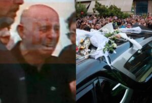 Μαζωνάκης: Σπάραξε ο πατέρας του πάνω από το φέρετρό του – Τραγική φιγούρα οι αδεpφές του στη Νίκαια – Φωτογραφίες