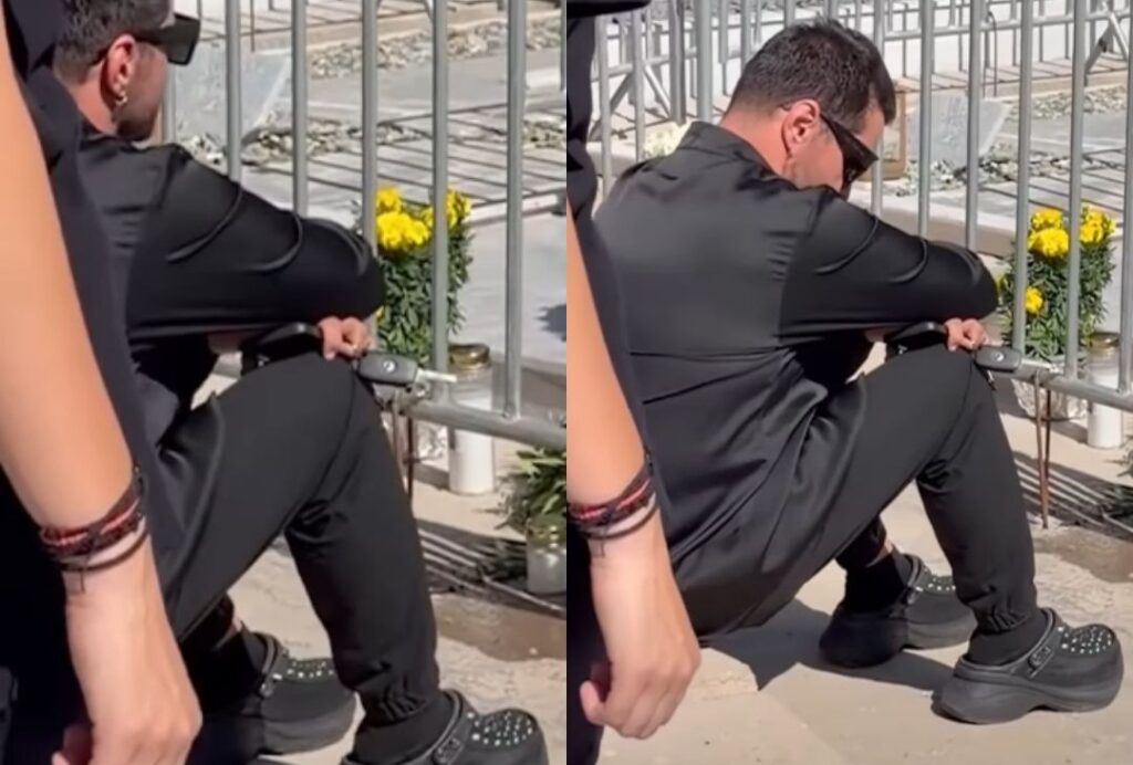 Όλοι κοιτούσαν τα παπούτσια του: Σε κατάσταση σοκ πασίγνωστος τραγουδιστής στο τρισάγιο του Μαζωνάκη – Κατέppευσε μπροστά στο μνήμα