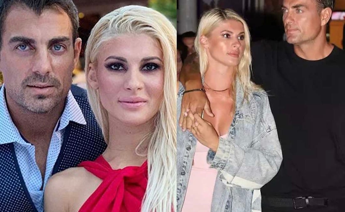 Στέλιος Χανταμπάκης και Όλγα Πηλιάκη φωτογραφίζονται στους δρόμους της Μαδρίτης μαζί με τα παιδιά τους
