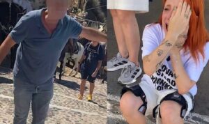 Σοκ στη Σαντορίνη – Χτύπησε ακτιβίστρια κατά τη διάρκεια διαμαρτυρίας για τα γαϊδούρια – Σοκάρει το βίντεο