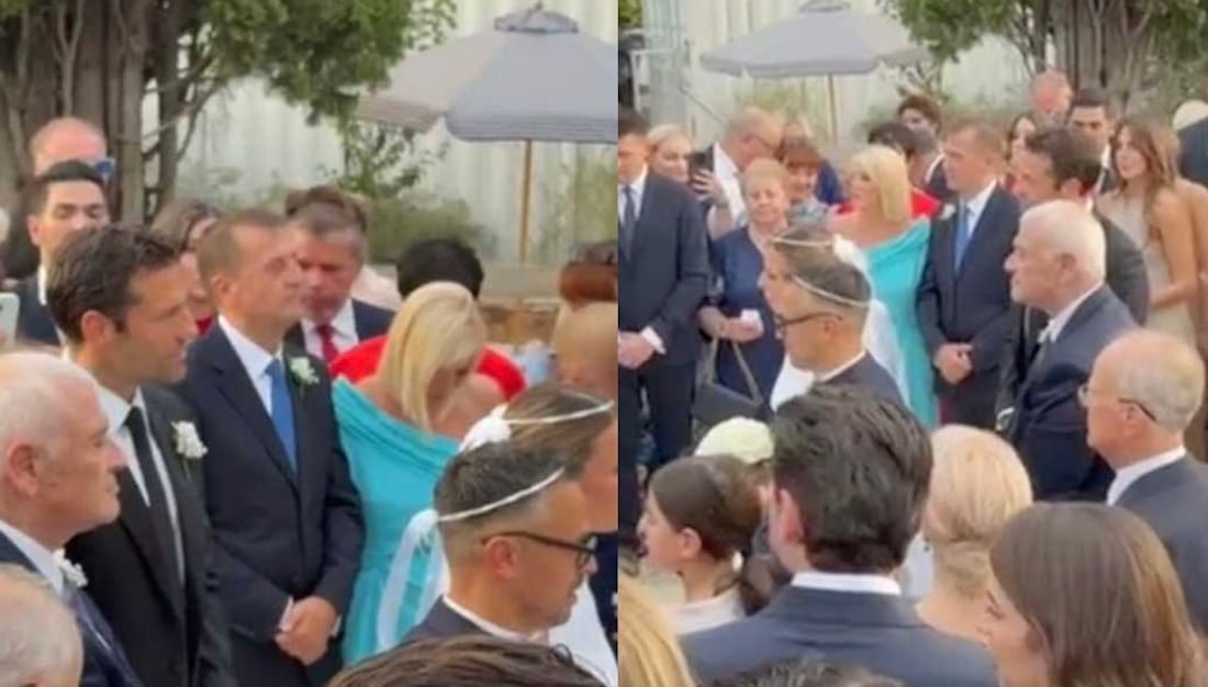 Με κουμπάρους τον Αργυρό και και τον Μελισσανίδη παντρεύτηκαν ο Στάθης Μπακάλης και η Μαριάννα Νικολαΐδου 