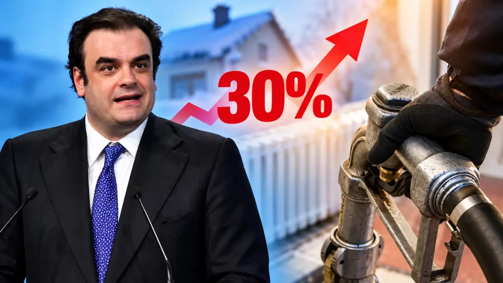 Αύξηση 30% στο επίδομα θέρμανσης ανακοίνωσε ο Κυριάκος Πιερρακάκης