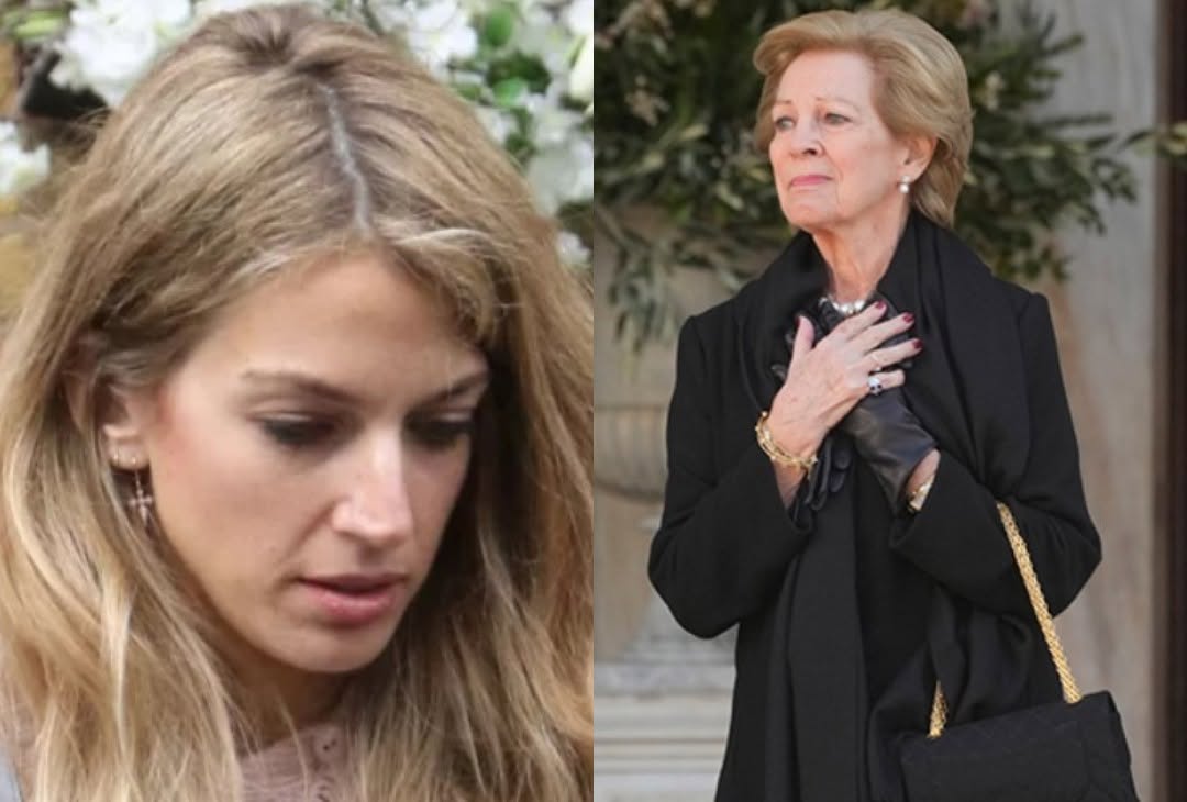 Ράκος η Χρυσή Βαρδινογιάννη: 11 μέρες χωρίς τον πατέpα της - Βαρύ κλίμα στην κηδεία και η βουβή στήριξη της Άννας-Μαρίας
