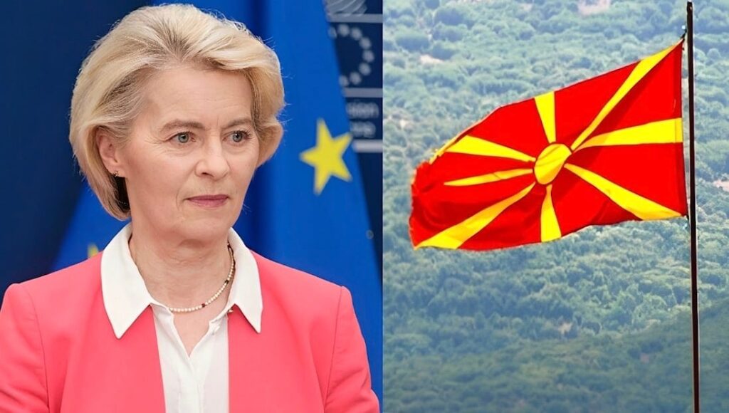 Σάλος με αυτά που είπε η Ούρσουλα Φον ντερ Λάιεν για τα Σκόπια