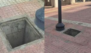Απίστευτο κι όμως ελληνικό: Άγνωστοι έκλεψαν 23 καπάκια φρεατίων… από τον ίδιο δρόμο  