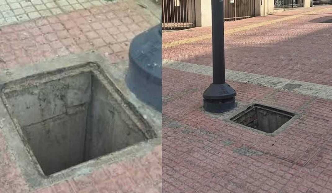 Απίστευτο κι όμως ελληνικό: Άγνωστοι έκλεψαν 23 καπάκια φρεατίων… από τον ίδιο δρόμο  