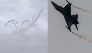 Πάγωσαν οι Θεσαλονικείς: Ελιγμοί μάχης F-16 πάνω από τον «Κίμωνα» – «Δεν έχει γίνει ποτέ ξανά κάτι τέτοιο»